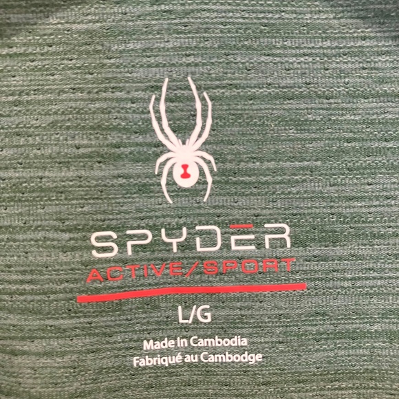 Green Spyder Active Women's Top (L) - Picture 3 of 4